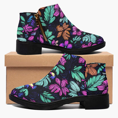 Scribble Birds Chelsea Boots