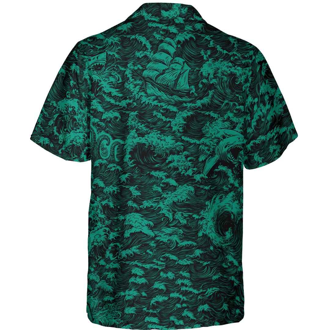 Baja Waves Aloha Shirt (Men&