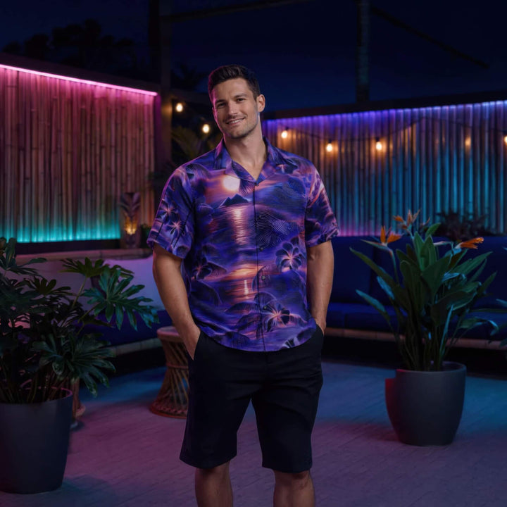 Hyperwave Horizon Aloha Shirt (Men&