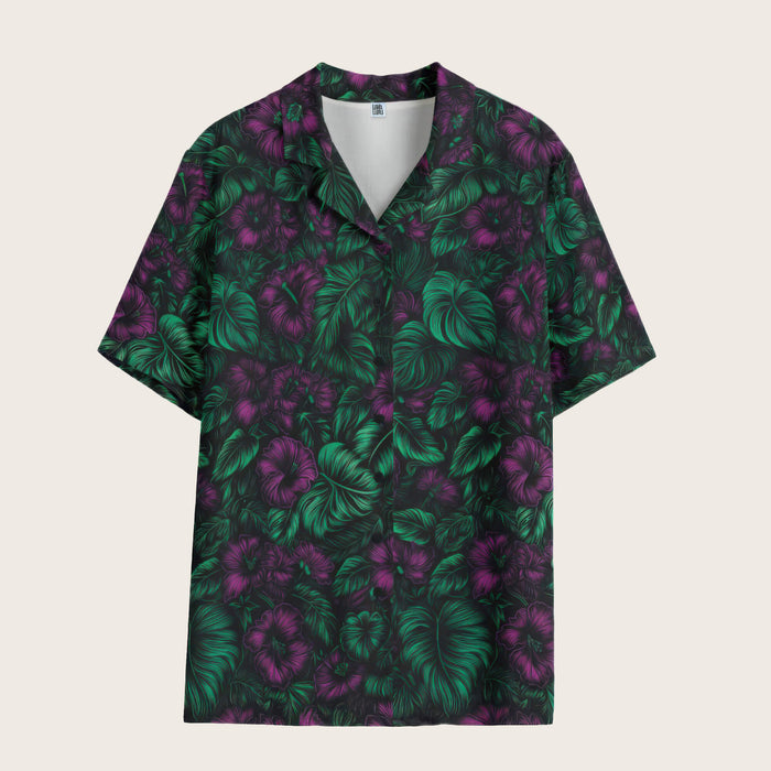 Midnight Bloom Aloha Shirt (Women’s)