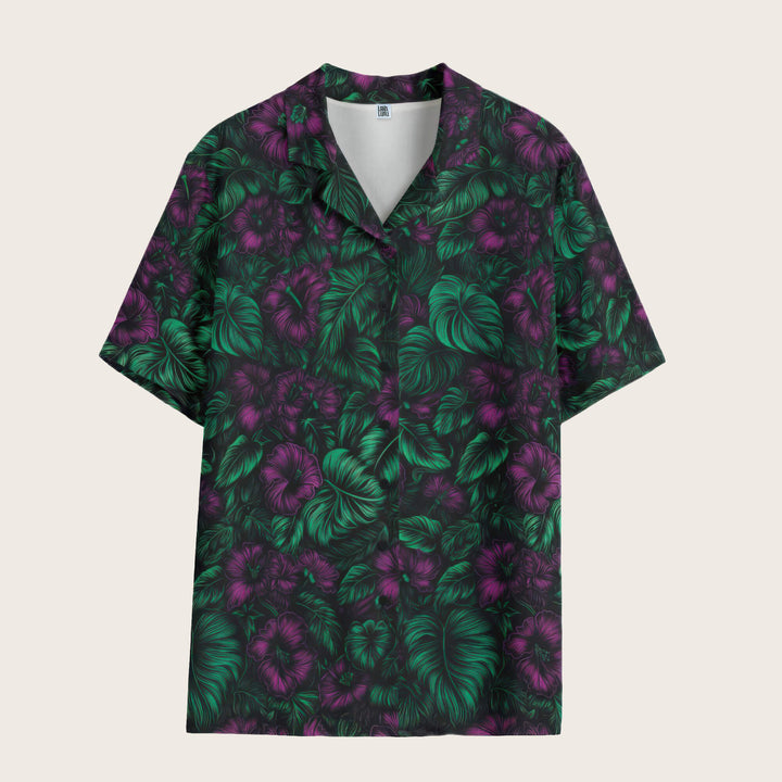 Midnight Bloom Aloha Shirt (Women’s)