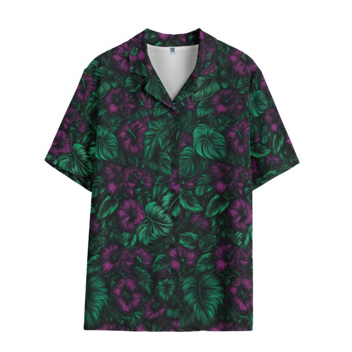 Midnight Bloom Aloha Shirt (Women’s)