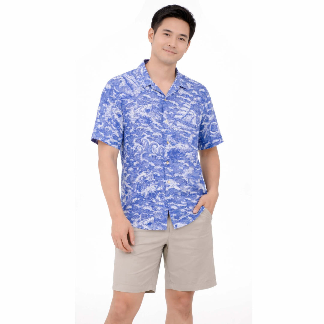 Rogue Waves Aloha Shirt (Men&