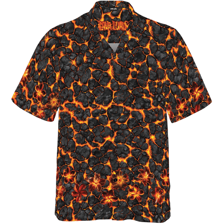 Volcanic Bloom Aloha Shirt (Men&