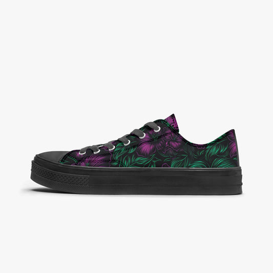 Midnight Bloom Low Tops