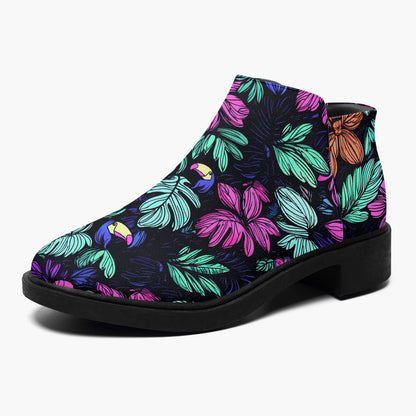 Scribble Birds Chelsea Boots