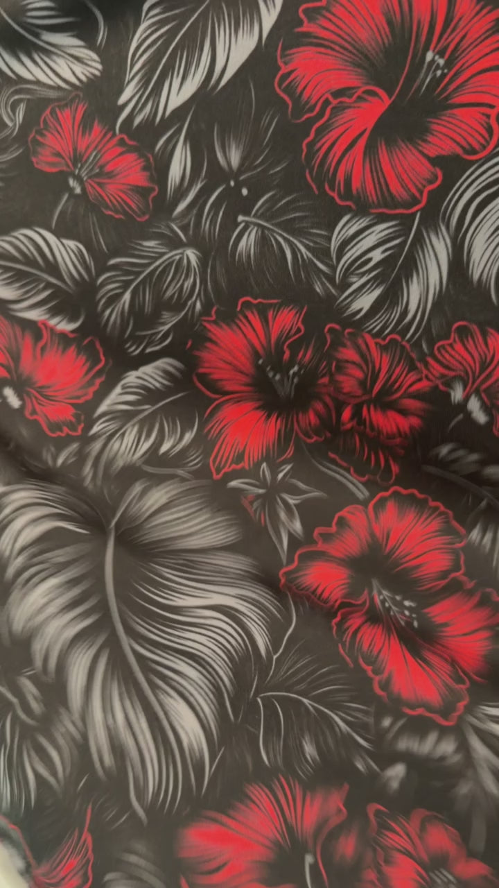 Crimson Bloom Dress