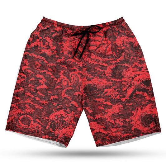 Rogue Waves Hawaiian Shorts (Crimson Tide Remix)