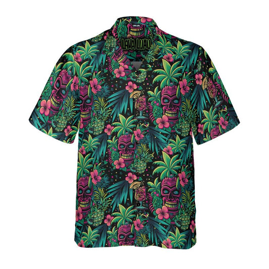 Neon Paradise Hawaiian Shirt