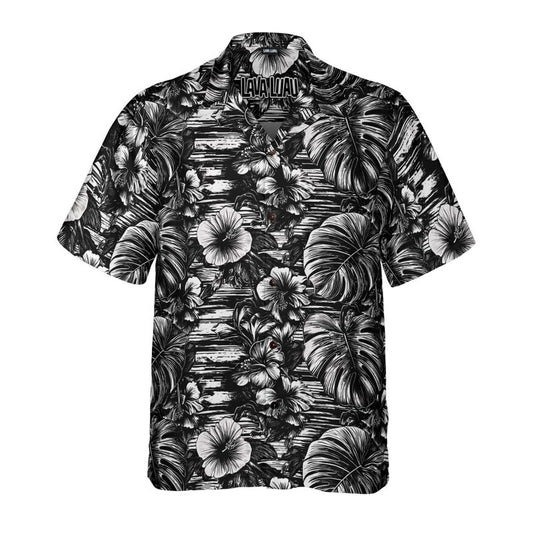 Leaf & Bloom (Noir Remix) Hawaiian Shirt