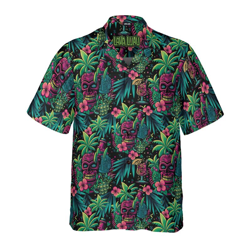 Neon Paradise Hawaiian Shirt