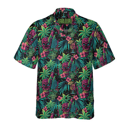 Neon Paradise Hawaiian Shirt