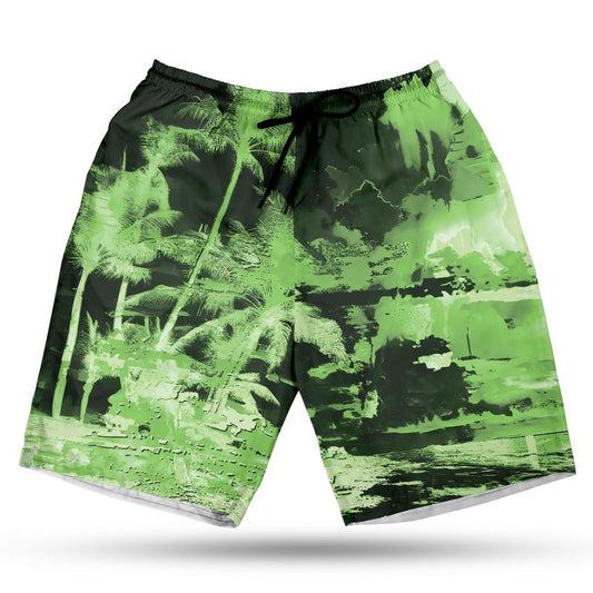 Mirage Beach Hawaiian Shorts (Night Vision Remix)