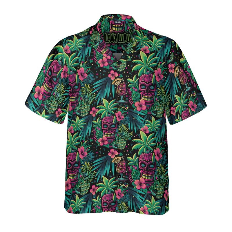 Neon Paradise Hawaiian Shirt