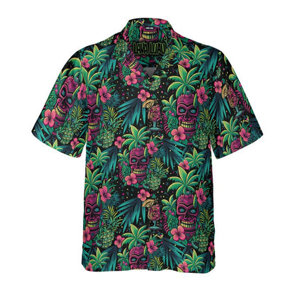 Neon Paradise Hawaiian Shirt