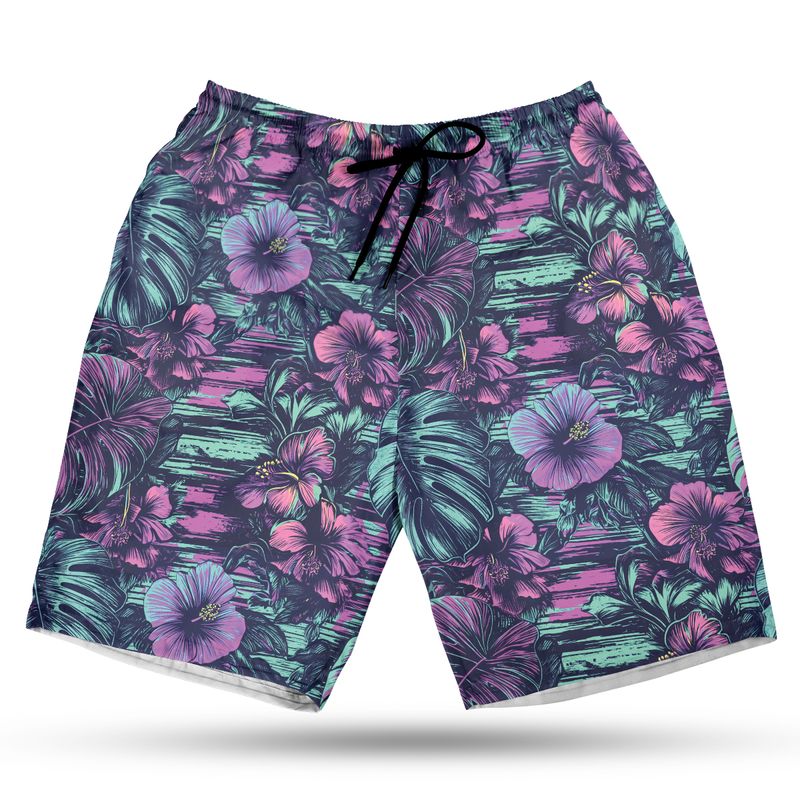 Noir Garden Hawaiian Shorts (Wild Remix)