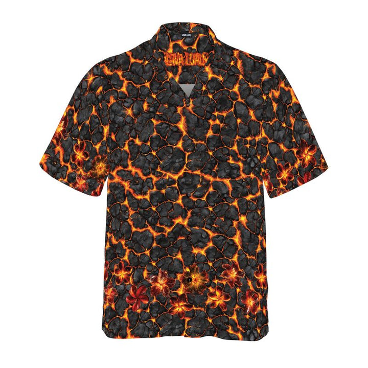 Volcanic Bloom Aloha Shirt (Men&
