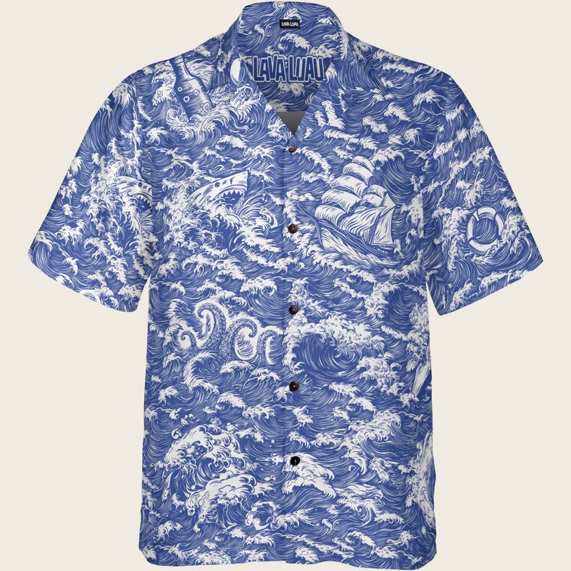 Rogue Waves Aloha Shirt (Men&