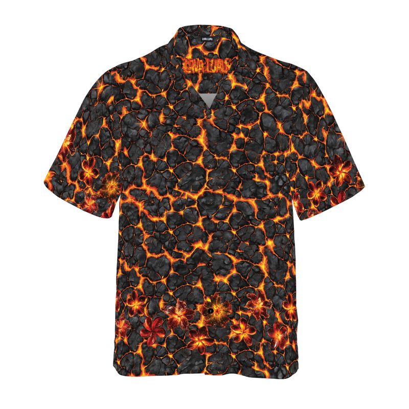 Volcanic Bloom Aloha Shirt (Men&