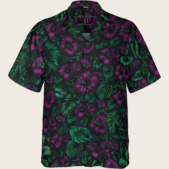 Midnight Bloom Aloha Shirt